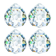 HDCRYSTALGIFTS clear crystal balls pack showing four prisms and packaging benefit clarity