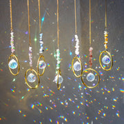 HDCRYSTALGIFTS front packaging showing the seven-piece suncatcher set and benefits