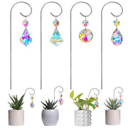 HDCRYSTALGIFTS front packaging showing four trellis suncatchers, attractive gift-ready design