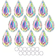 HDCRYSTALGIFTS loquat prism front view showing clean facets and sparkle