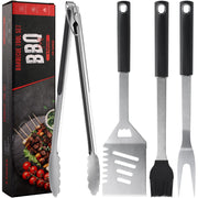 HE-SANQI front of box showing complete grill kit, ideal gift presentation