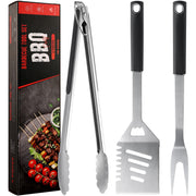 HE-SANQI front packaging showing complete grill tool set and gift box benefit