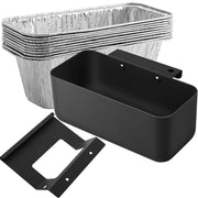 HE-SANQI front view of grease catcher showing clean design and easy install benefit