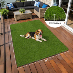HEBE RUGS close-up of dense turf fibers for natural texture and durability