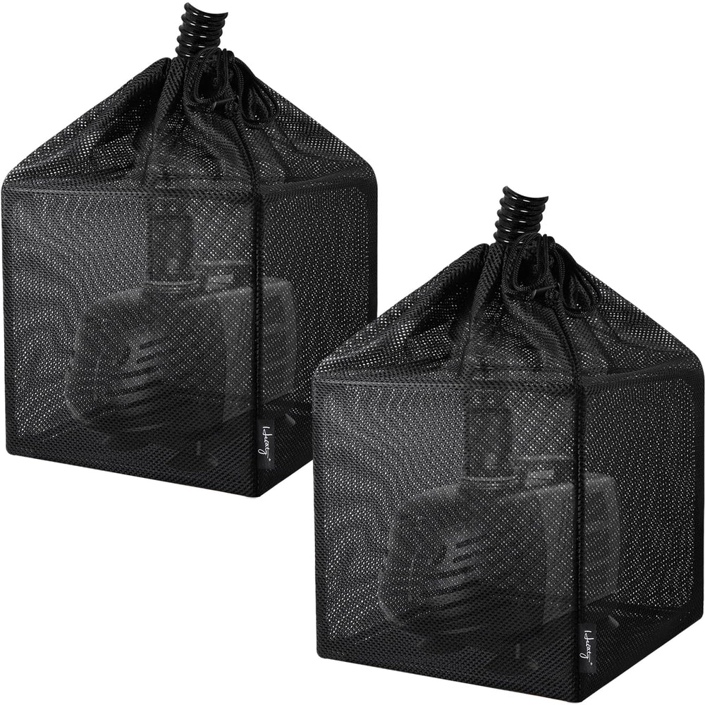 Hecaty front view filter bag showing full coverage and protection
