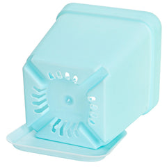 Hedume pallet and pot side view demonstrating spill protection and tidy surfaces