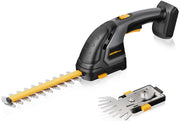 HEINPRO front view of cordless trimmer showing compact design and safe handling