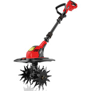 HEINPRO front view showing compact tiller design and ergonomic handle for effortless control