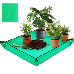 HejVulkan front view of mat packaging showing large gardening surface benefit