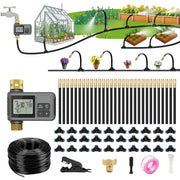 HEKIWAY kit front view showing complete irrigation set and easy setup benefit