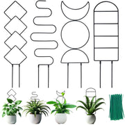 HENABLE front view of four trellises showing variety and decorative benefit