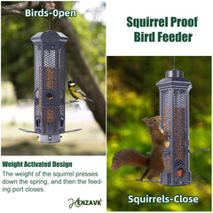 Henzavk feeder detachable base opened for cleaning, simplifies maintenance
