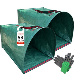 Herdiese front pack showing two 53-gallon bags, large-capacity cleanup
