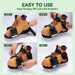 HFH two-point quick-adjust buckles detail offering secure fit and easy removal