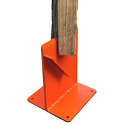 Hi Flame front view showing compact orange splitter and stable base for easy setup