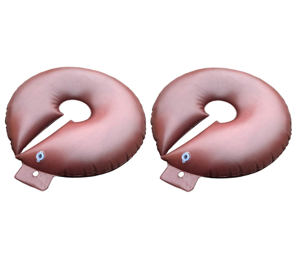 Highlight front view of 2-pack tree watering bags showing compact design and capacity benefit