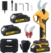 highsam electric pruner front view showing ergonomic grip and compact body, ease of use