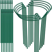 HiGift front view of 8-pack supports showing components and garden-ready finish benefit clarity