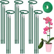 HiGift front packaging showing six plant support stakes and accessories for easy identification