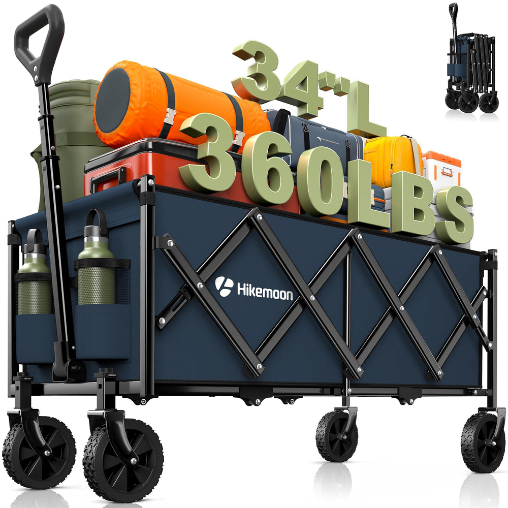 HIKEMOON wagon front view showing roomy cargo benefit