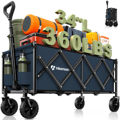 HIKEMOON wagon front view showing roomy cargo benefit