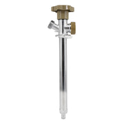 Himaweek front view of sillcock showing full spout and handle for durable outdoor use