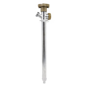 Himaweek front view of sillcock showing complete faucet and finish benefit