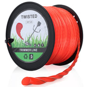 Hipa front coil packaging showing 3 lb orange trimmer line and brand visibility benefit