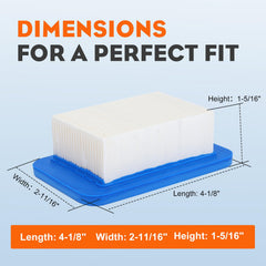 Hipa profile showing dimensions to confirm Echo blower fit