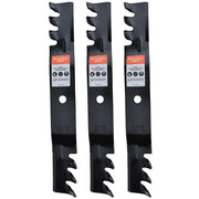 Hipa front packaging showing three Toro-compatible blades, ready to replace worn blades