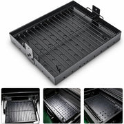 Hisencn charcoal tray front view showing full pan and finish for reliable replacement