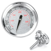 Hisencn front view stainless gauge showing clear dial and durable finish, ensures reliable readings