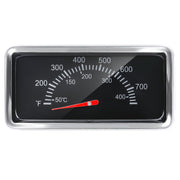 Hisencn front view thermometer showing clear dial and durable housing, improves temperature visibility