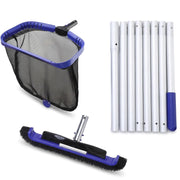 HISIKE complete kit front view shows tools for fast pool cleaning