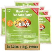 HIVE ALIVE front packaging showing product and feeding benefits