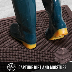 HIYARD close-up of groove pattern scraping dirt and channeling water