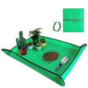 HNXTYAOB front view showing mat size and features for tidy repotting