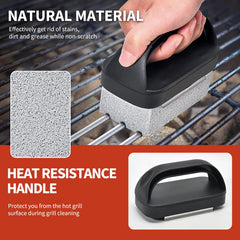 HOBITSTARX pumice brick with handle showing secure anti-slip grip