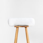 Hofdeco Premium front view bolster insert showing full fluffy shape and neat corners