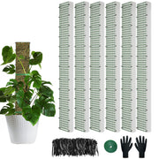 HOLANHING front packaging showing six 40 inch moss poles and contents, convenient kit