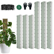 HOLANHING front view of bundled moss poles showing kit contents and benefit of full support