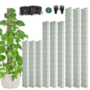 HOLANHING full 9-piece moss pole set front view shows variety and value