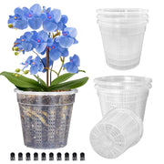 HOLANHING front view of clear 6.1 inch pot showing shape and benefit visibility