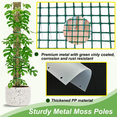 HOLANHING pole base with zip ties and gloves demonstrating easy secure installation