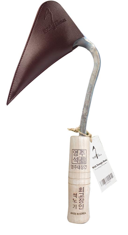 HOMI YOUNGJU front view showing balanced forged blade and handle benefit precision