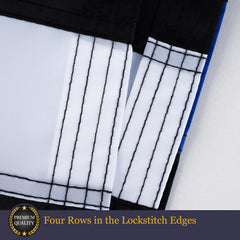 Homissor closeup of hem stitching demonstrating reinforced durability and wear resistance