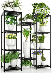Hongsane front view full plant stand showcasing vertical storage and style