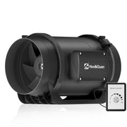 Hon&Guan front view showing fan inlet and durable housing benefit: clear airflow