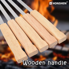 HONSHEN full-length skewer laid flat demonstrating 17-inch reach