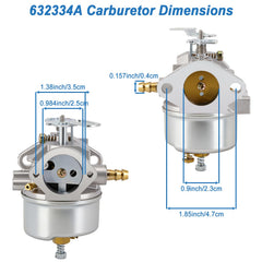 HOOAI carburetor fuel inlet and filter area visible for safer fuel flow